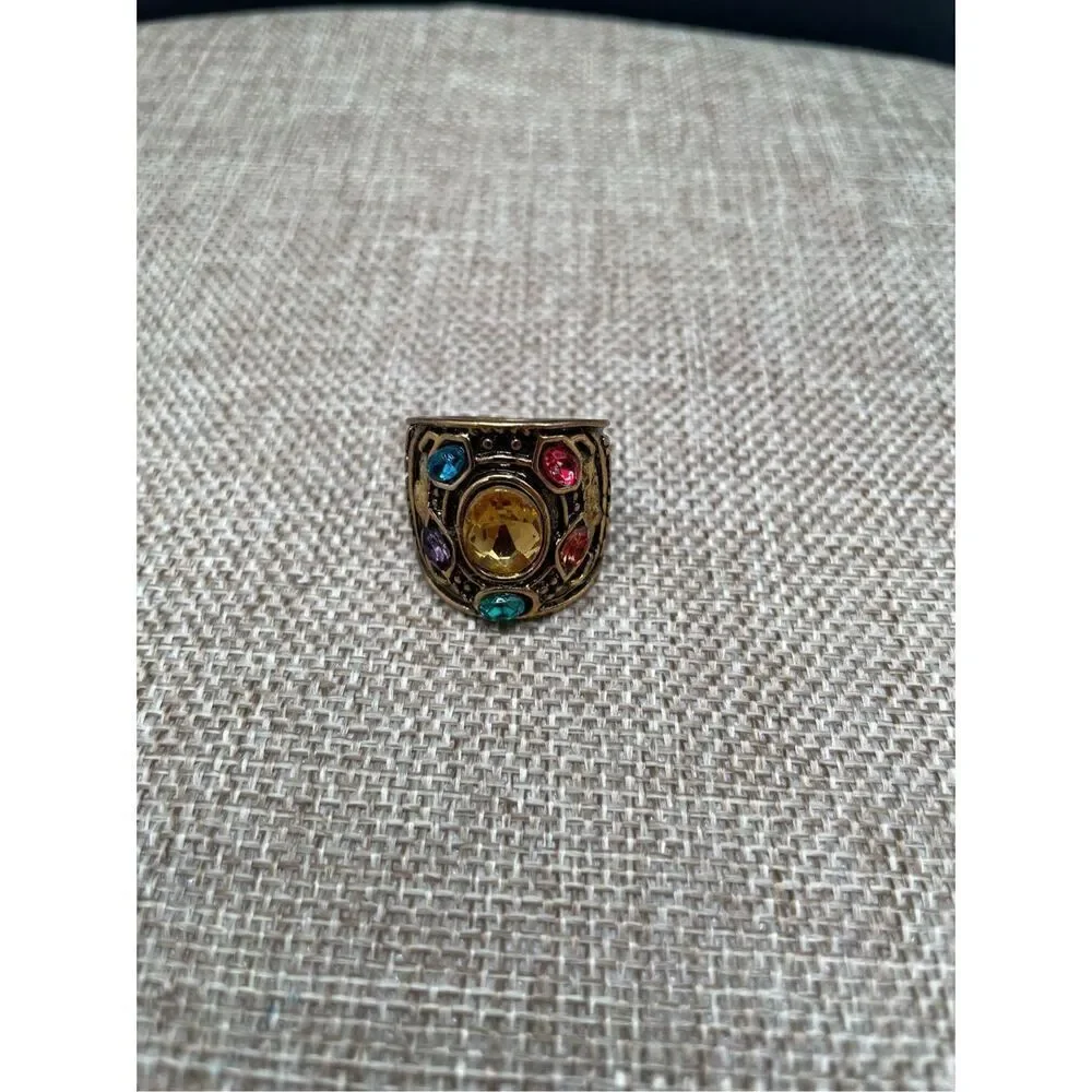 Infinity War Power Soul Stone Thanos Stones Ring Cosplay Costume Prop Unisex Siz